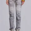 Jeans droit taille basse Rider, coloris Painter