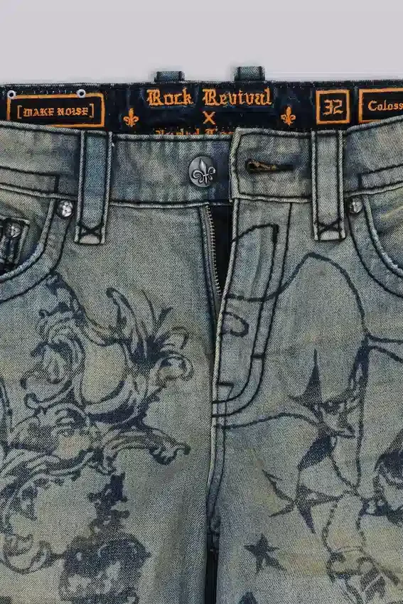 Jeans Inked de Rock Revival