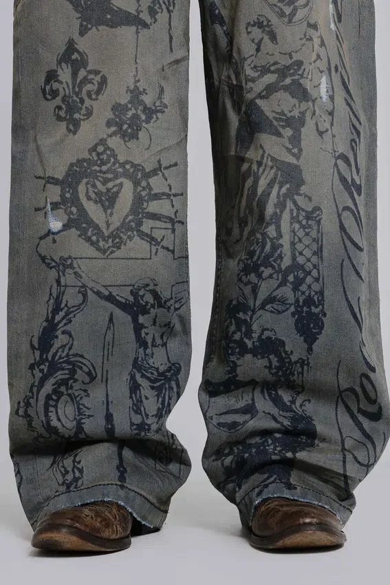 Jeans Inked de Rock Revival