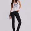 Jeans skinny taille basse enduit Ardor