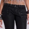 Jeans skinny taille basse enduit Ardor