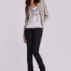 Jeans skinny taille basse enduit Ardor