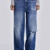 Jeans Sonic délavé bleu vintage