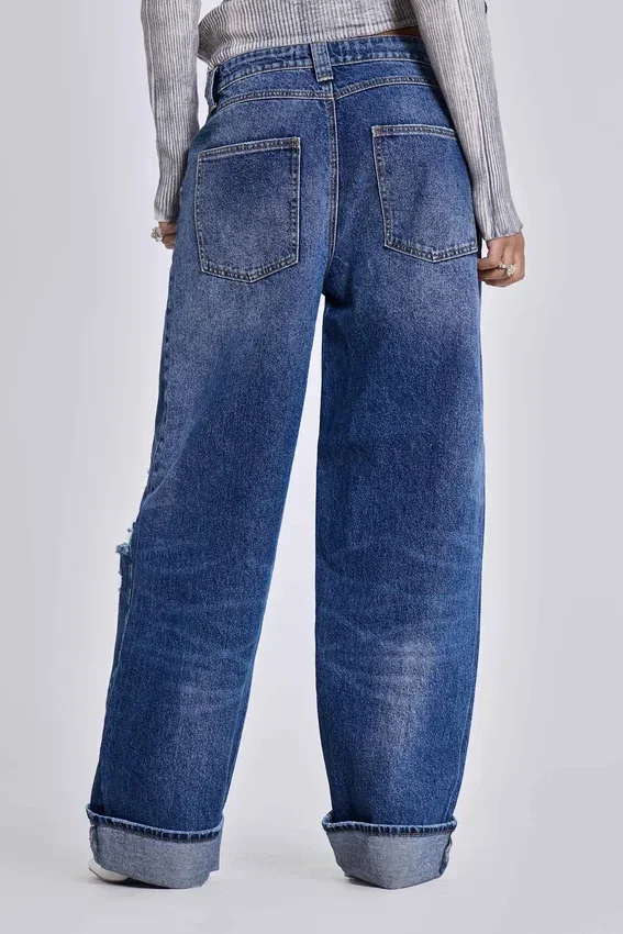 Jeans Sonic délavé bleu vintage