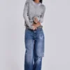 Jeans Sonic délavé bleu vintage