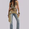 Jeans « Strap Up » délavés « Stone Wash »