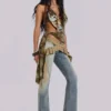 Jeans « Strap Up » délavés « Stone Wash »