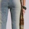 Jeans « Strap Up » délavés « Stone Wash »
