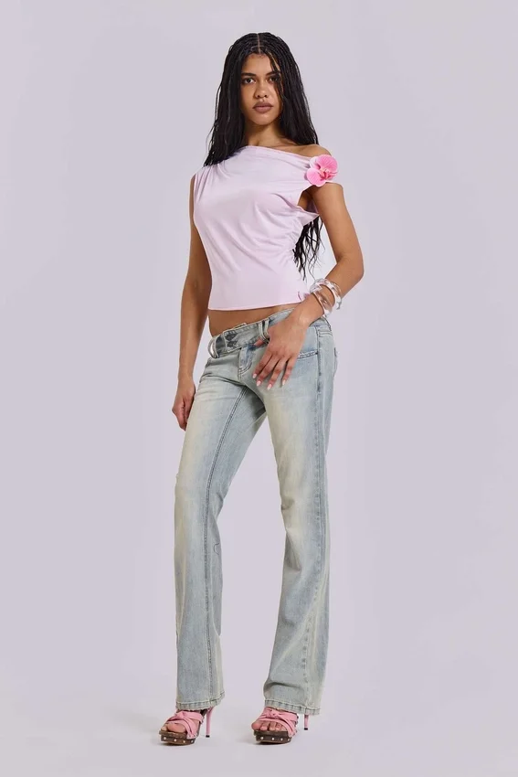 Jeans Thirteen délavé clair