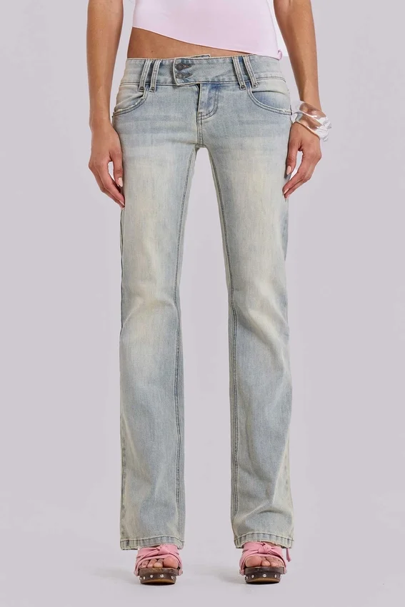 Jeans Thirteen délavé clair