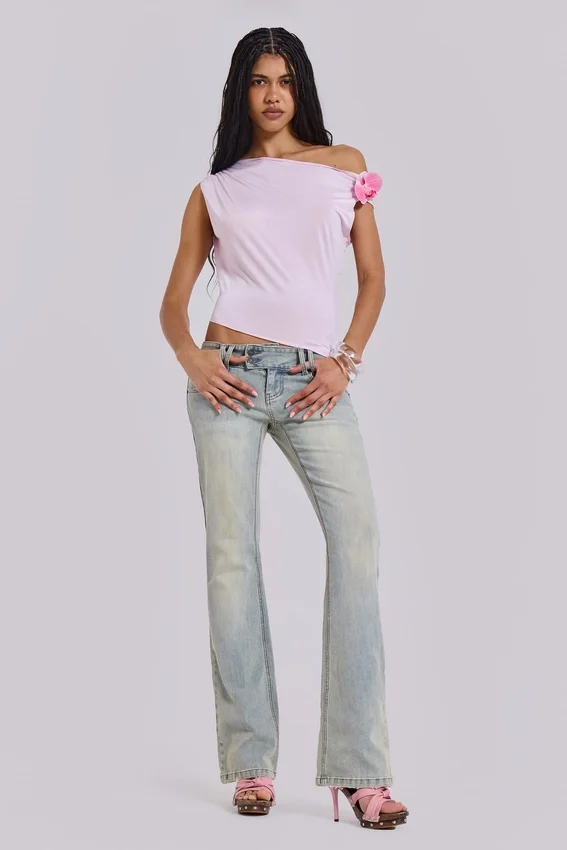 Jeans Thirteen délavé clair