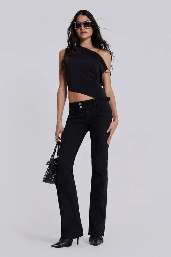 Jeans Thirteen noir uni