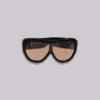 Lunettes de soleil Noctra XL Stud, couleur ambre