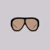 Lunettes de soleil Noctra XL Stud, couleur ambre