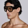 Lunettes de soleil Noctra XL Stud, couleur ambre