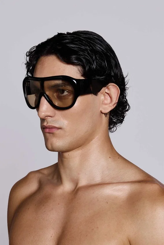 Lunettes de soleil Noctra XL Stud, couleur ambre