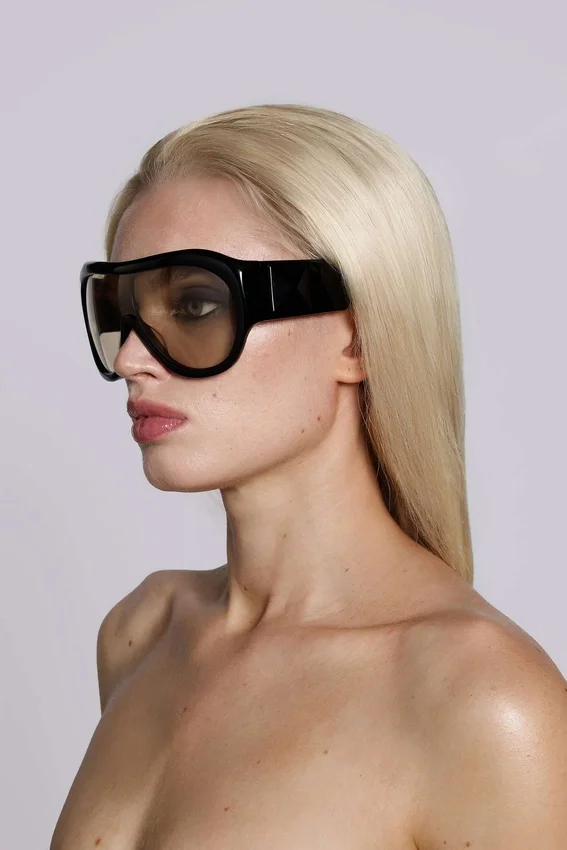 Lunettes de soleil Noctra XL Stud, couleur ambre