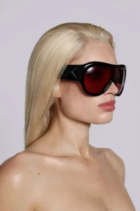 Lunettes de soleil Noctra XL Stud couleur prune