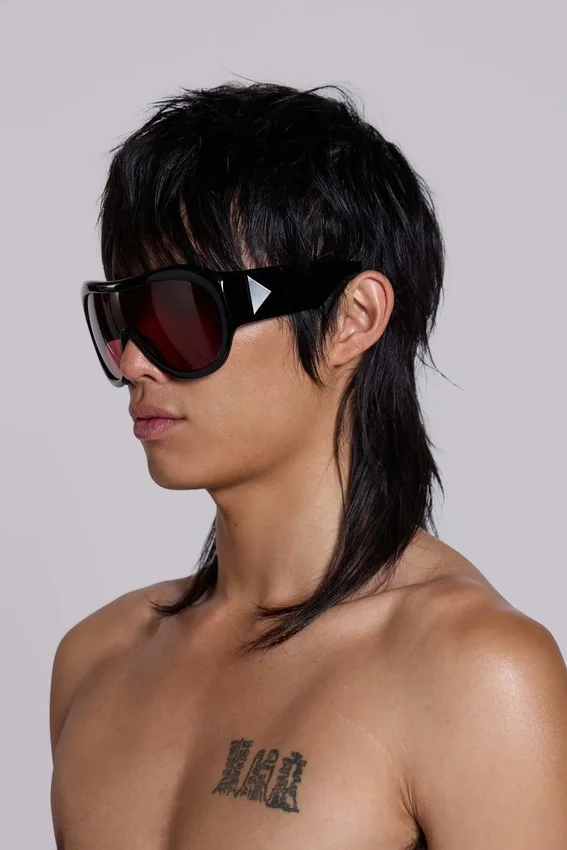Lunettes de soleil Noctra XL Stud couleur prune