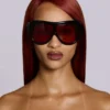 Lunettes de soleil Noctra XL Stud couleur prune
