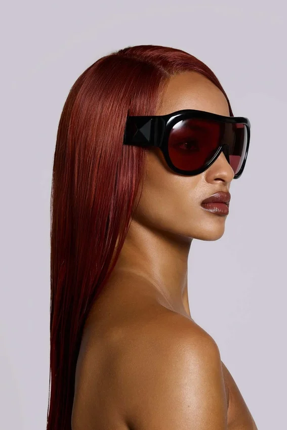 Lunettes de soleil Noctra XL Stud couleur prune