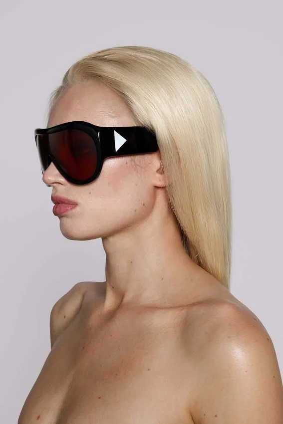 Lunettes de soleil Noctra XL Stud couleur prune
