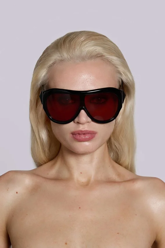 Lunettes de soleil Noctra XL Stud couleur prune