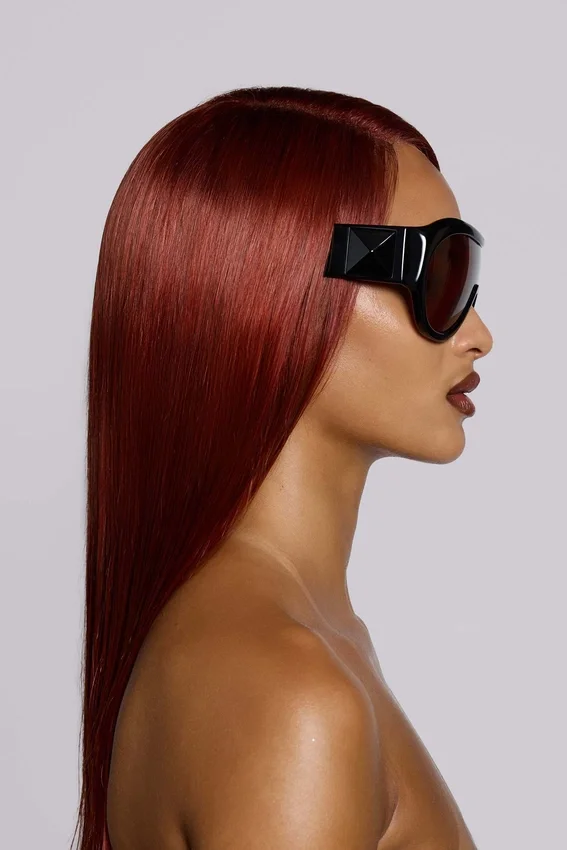 Lunettes de soleil Noctra XL Stud couleur prune