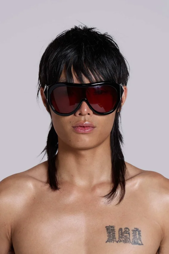 Lunettes de soleil Noctra XL Stud couleur prune