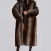 Manteau en fausse fourrure Agyness Brown