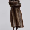 Manteau en fausse fourrure Agyness Brown