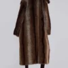 Manteau en fausse fourrure Agyness Brown