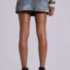 Mini-jupe en denim cloutée Hena