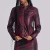 Mini-jupe Lynx en simili cuir