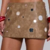 Mini-jupe Mirielle en cuir synthétique
