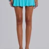 Mini-jupe-short cloutée Azurae