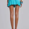 Mini-jupe-short cloutée Azurae