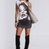 Mini-robe asymétrique Eris