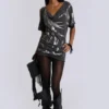 Mini-robe asymétrique Sky