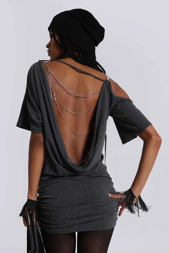 Mini-robe asymétrique Sky