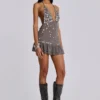 Mini-robe «Button Me Up» en gris