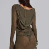 Mini-robe à capuche en maille Naia