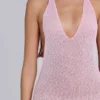 Mini-robe dos nu Infinity en rose