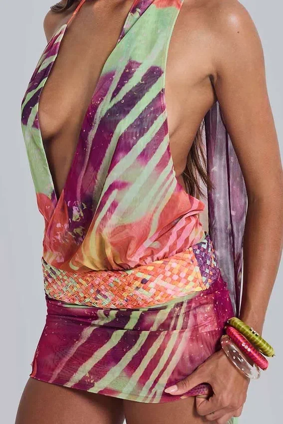 Mini-robe dos nu Kalmia