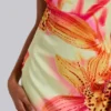 Mini-robe dos nu Lucia avec détails floraux