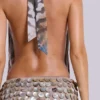 Mini-robe dos nu Syrienna avec coquillages