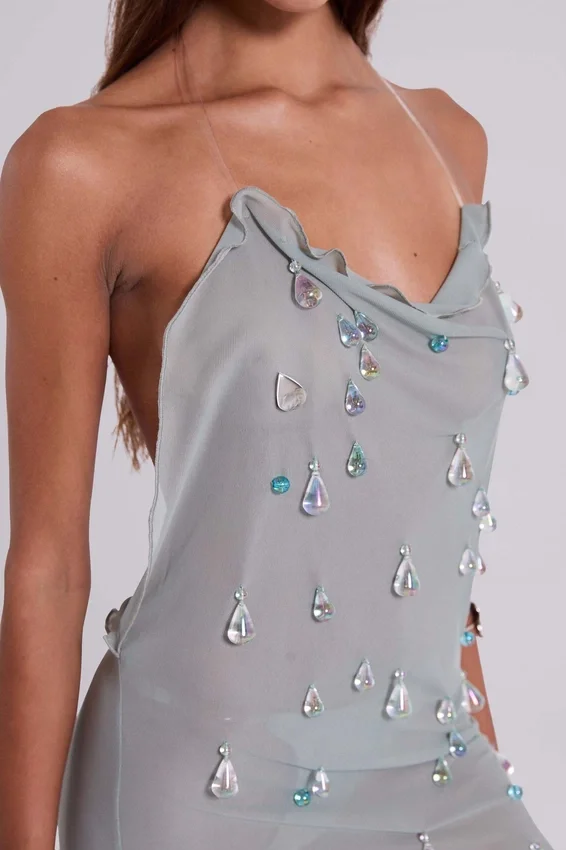 Mini-robe à effet illusion « Droplet »