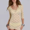 Mini-robe en dentelle Ottilie
