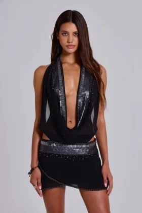 Mini-robe Lumae ornée