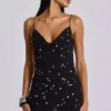 Mini-robe « Mirage » cloutée
